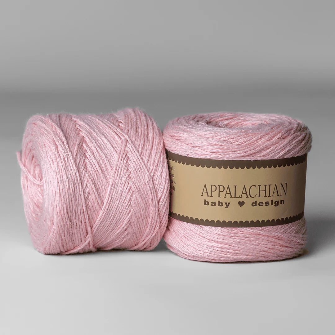 U.S. Organic Cotton Sport Weight Yarn Ball, Baby Pink