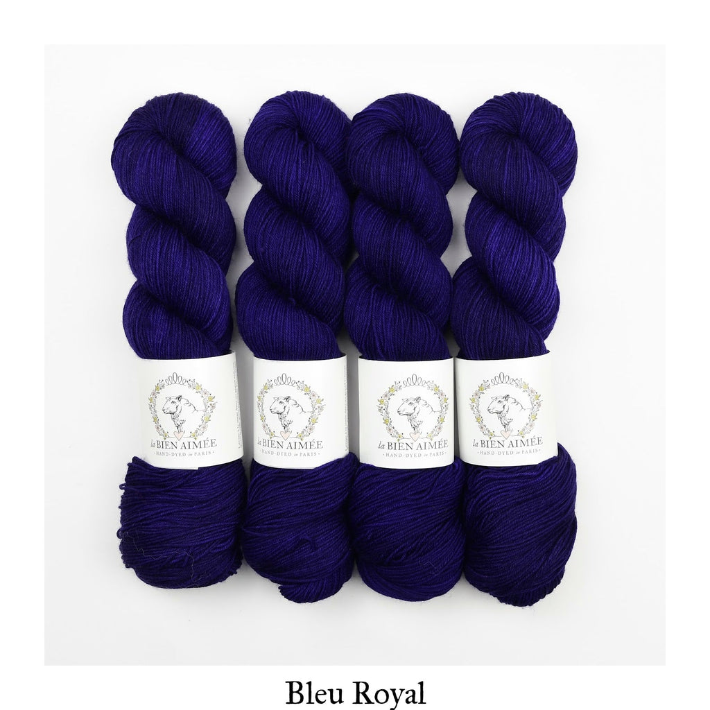 La Bien Aimee - Merino Super Sock, Bleu Royal