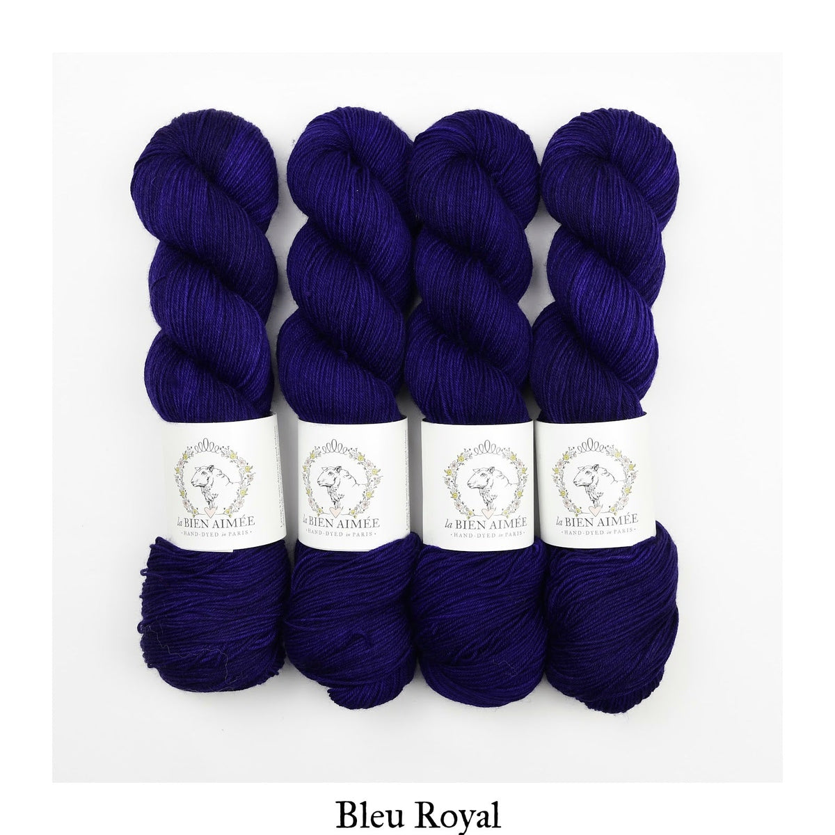 La Bien Aimee - Merino Super Sock, Bleu Royal