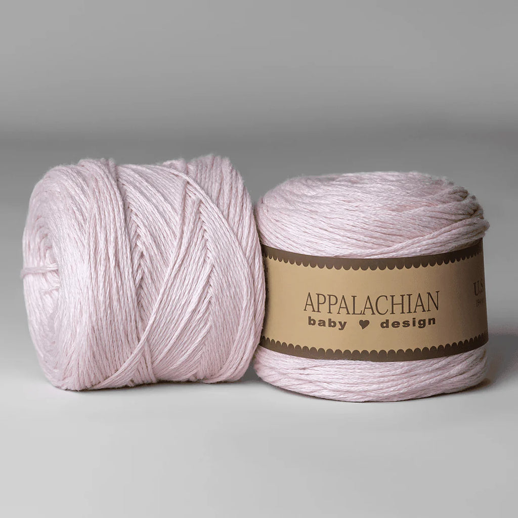 Ovillo de estambre de algodón orgánico de EE. UU., Sport (fino), Blush
