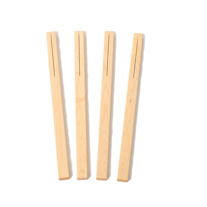 Kit de 4 pedales para telar Mighty Wolf de 4 marcos con extensor de altura de Schacht
