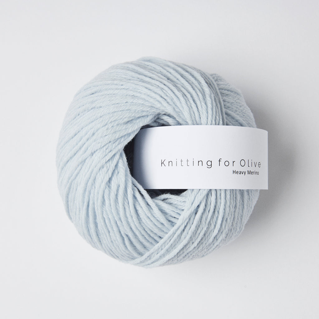 Knitting for Olive - Heavy Merino - Worsted (medio), Ice Blue