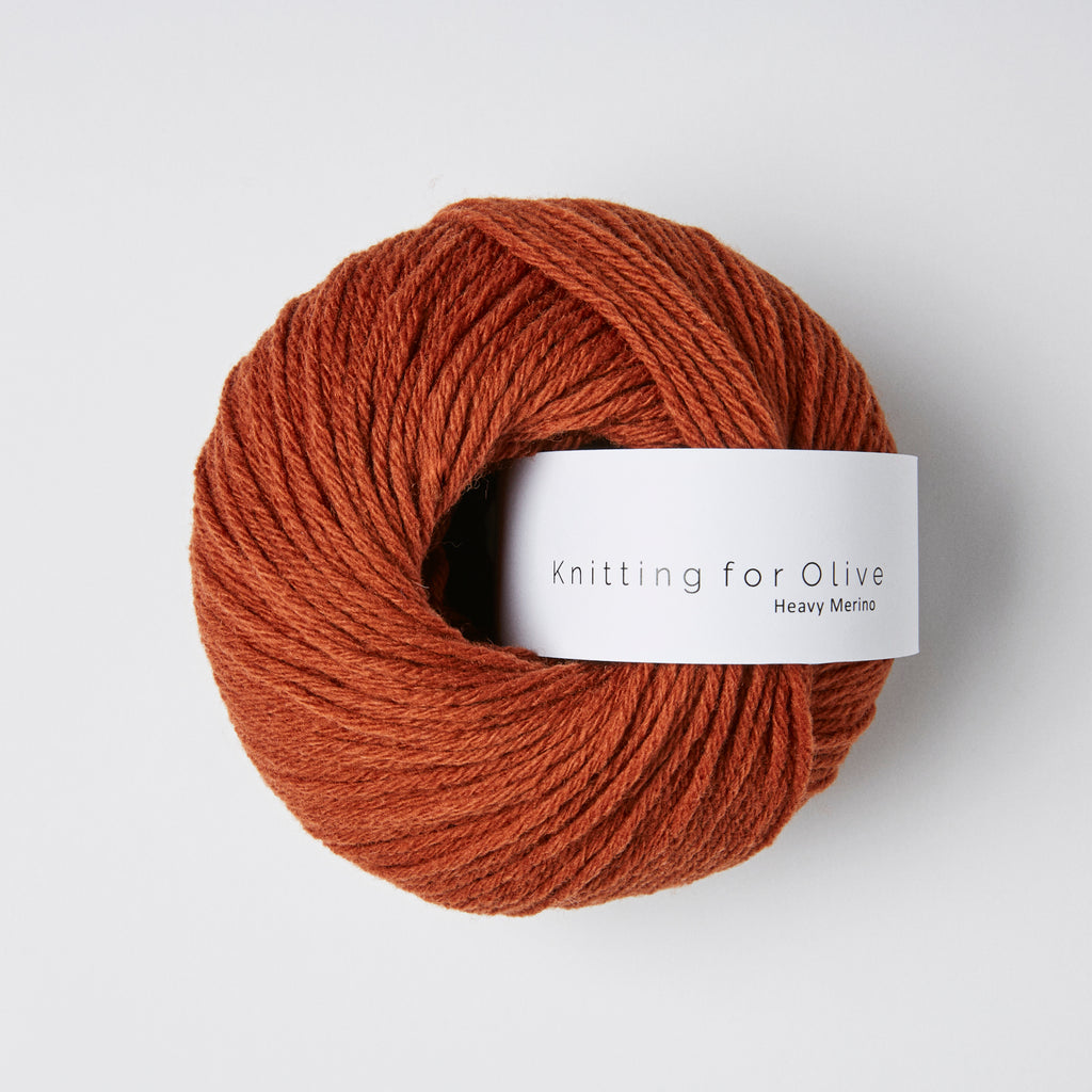 Knitting for Olive - Heavy Merino - Worsted (medio), Rust