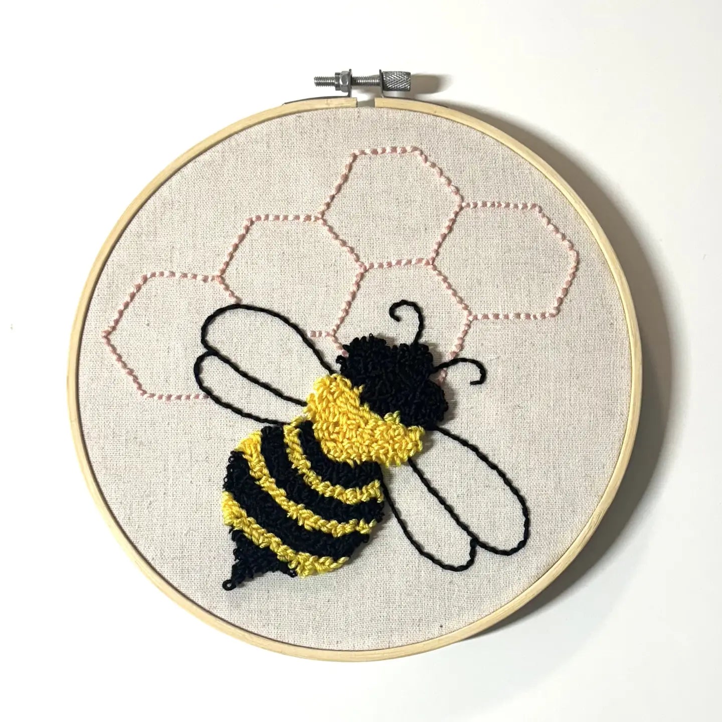 Honey Bee Floss Punch Embroidery Kit