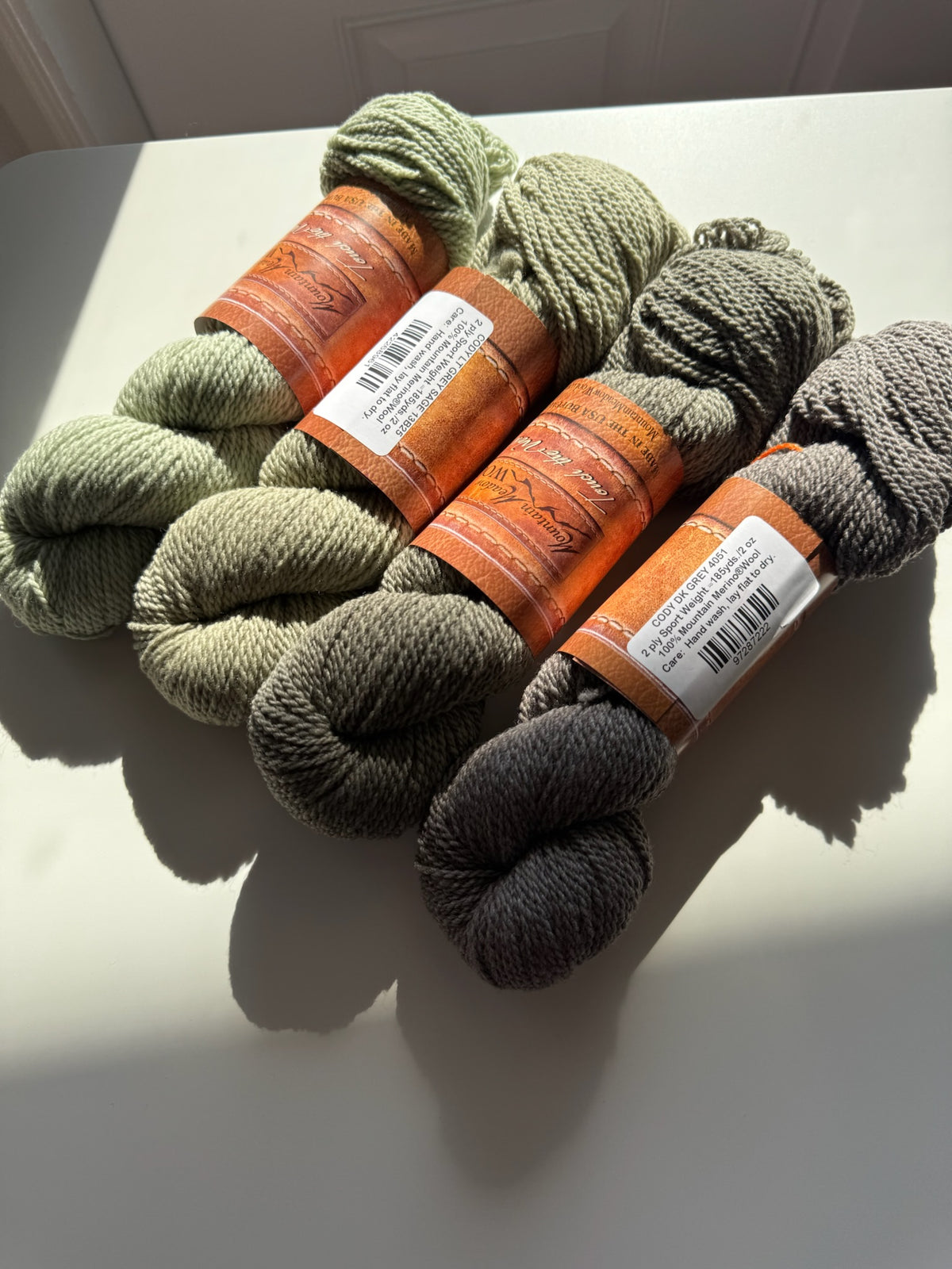 Quad Gradient Sport Yarn, Sage