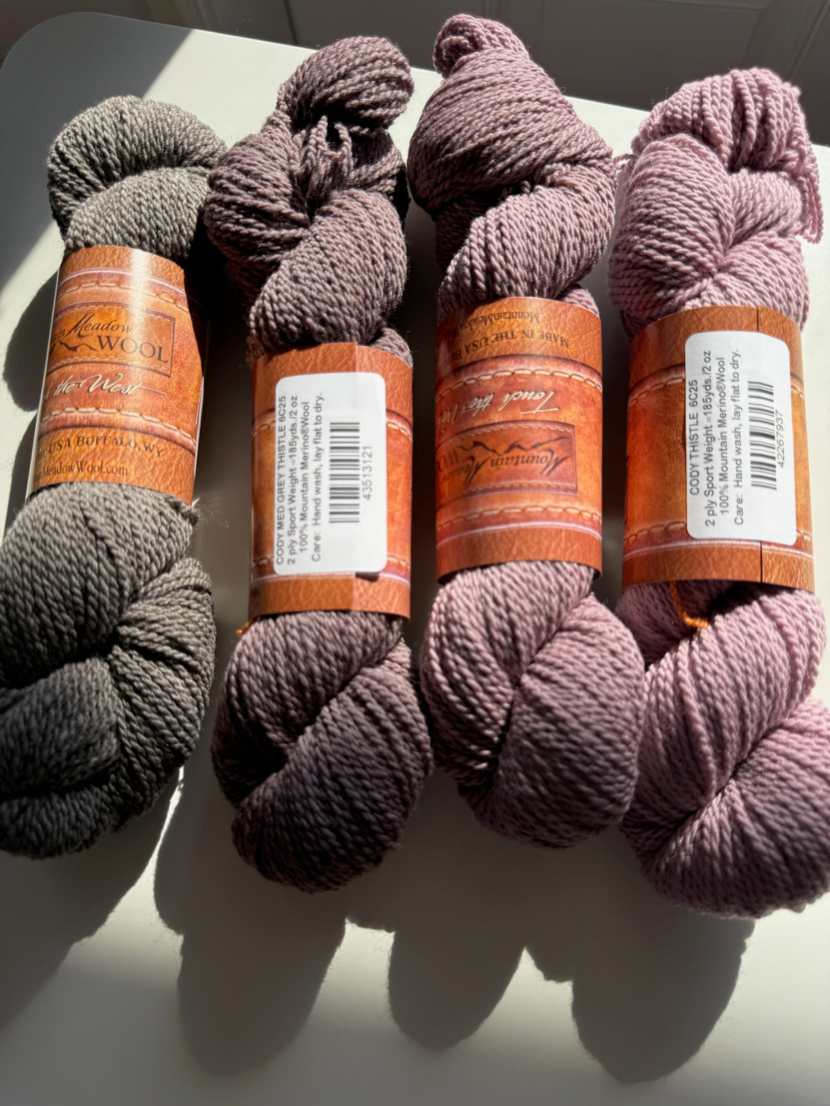 Quad Gradient Sport Yarn, Thistle
