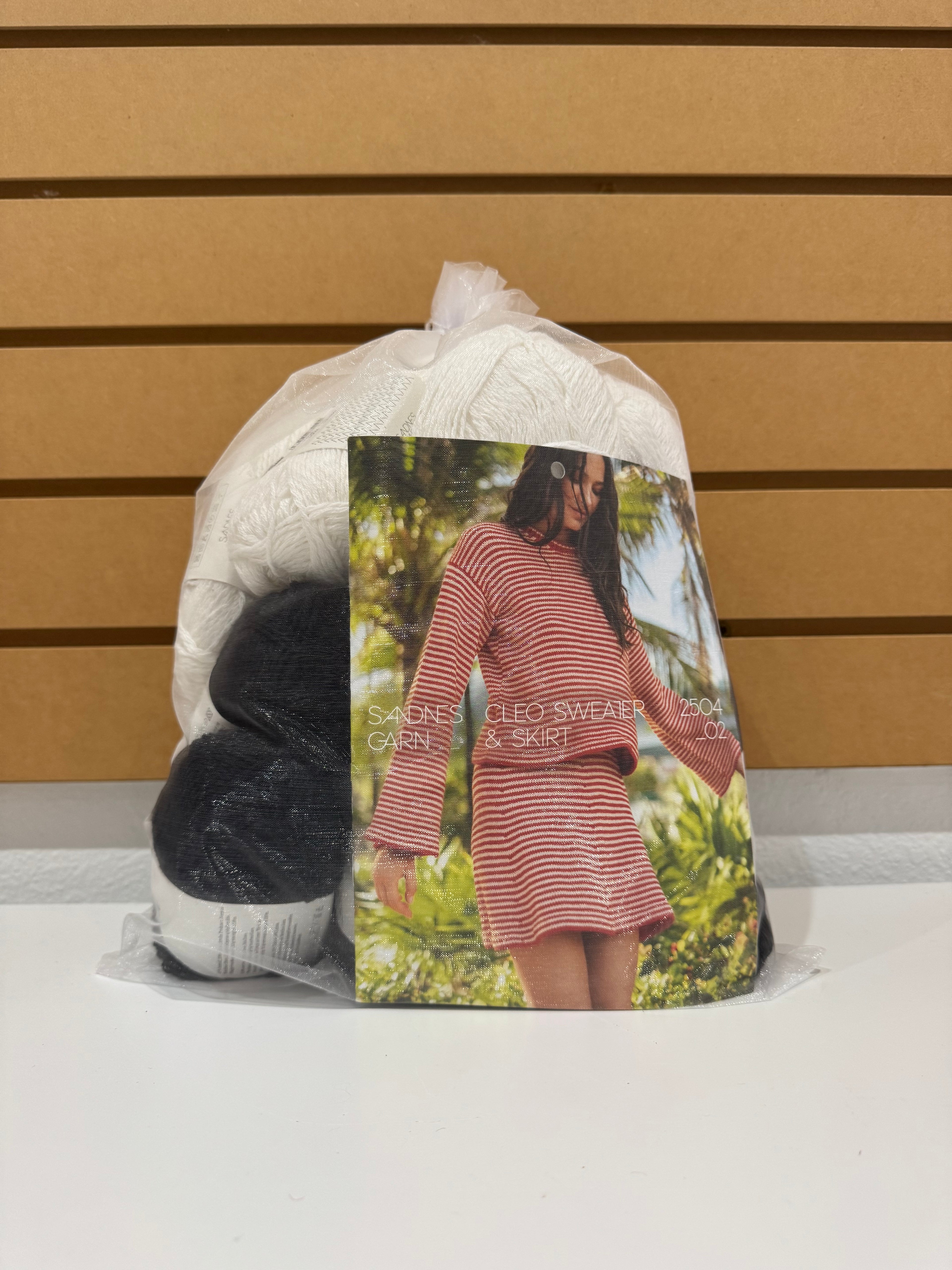 Kit de blusa y falda Cleo, Black/White