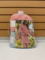 Kit de blusa y falda Cleo, Pink/Blue