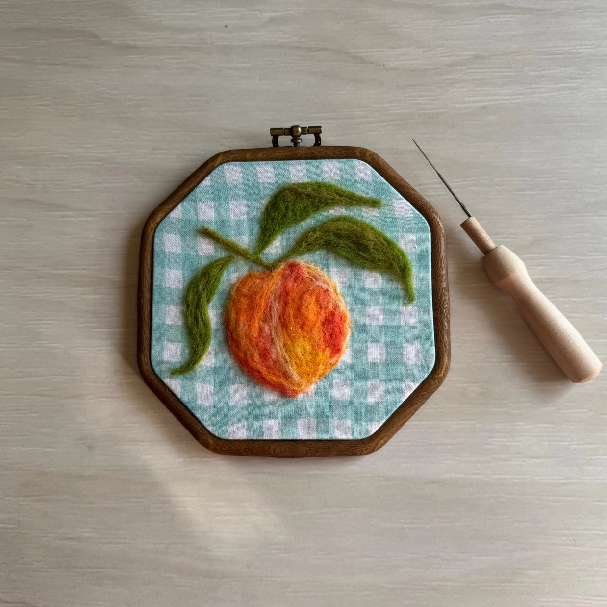 Just Peachy Painting with Wool DIY Kit