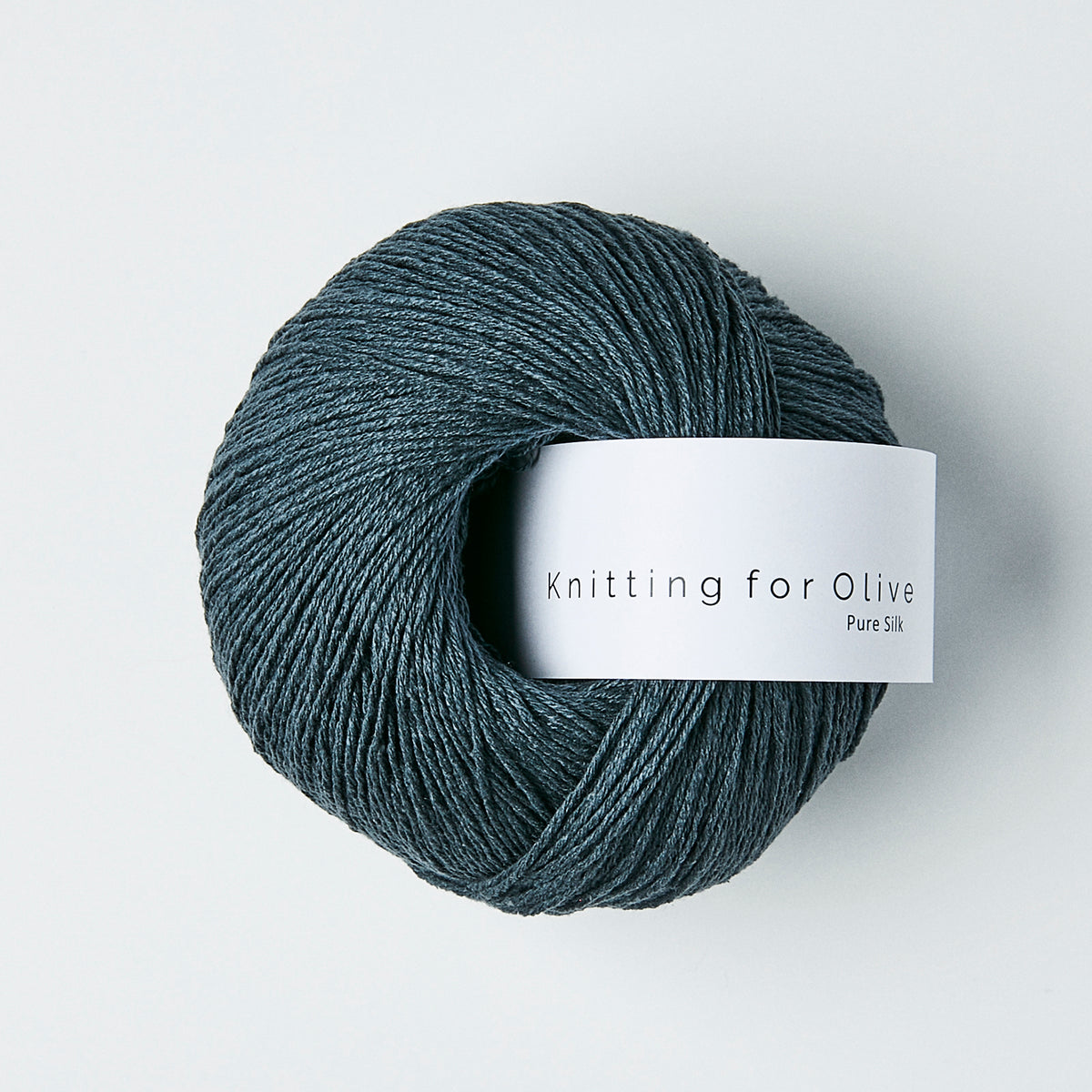 Knitting for Olive - Pure Silk - Fingering Weight, Deep Petroleum Blue