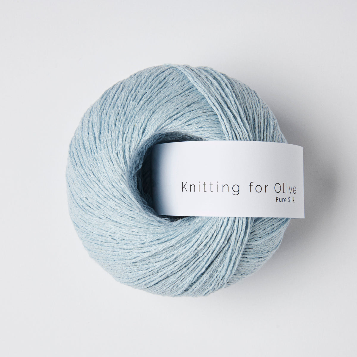 Knitting for Olive - Pure Silk - Fingering Weight, Ice Blue