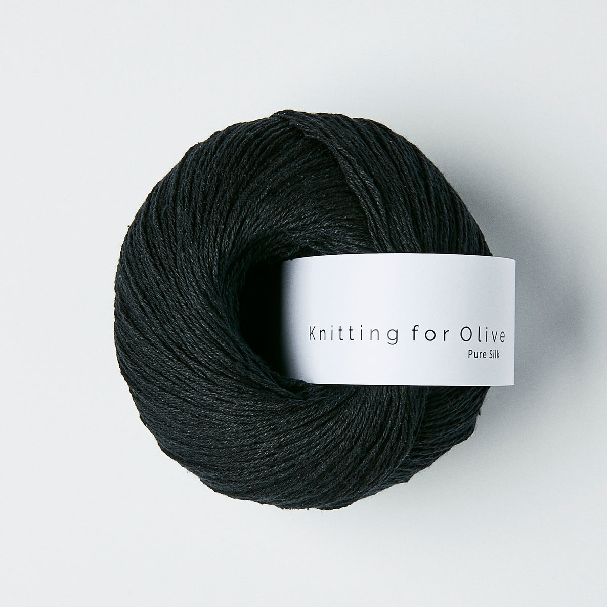 Knitting for Olive - Pure Silk - Fingering Weight, Coal