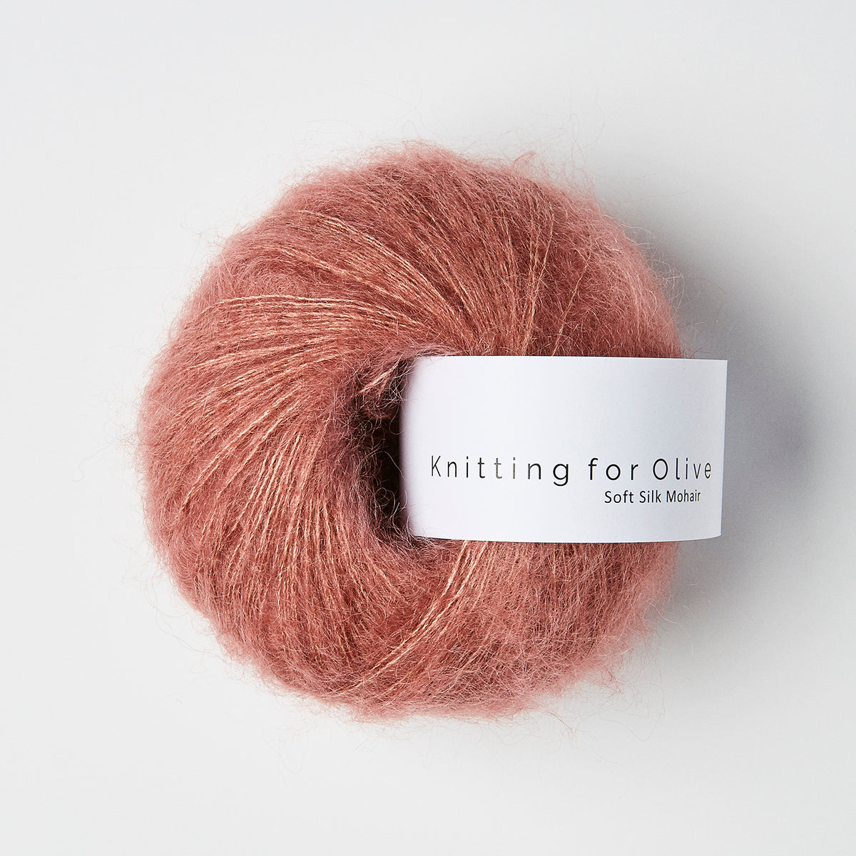 Knitting for Olive - Soft Silk Mohair - Lace Weight, Plum Rose
