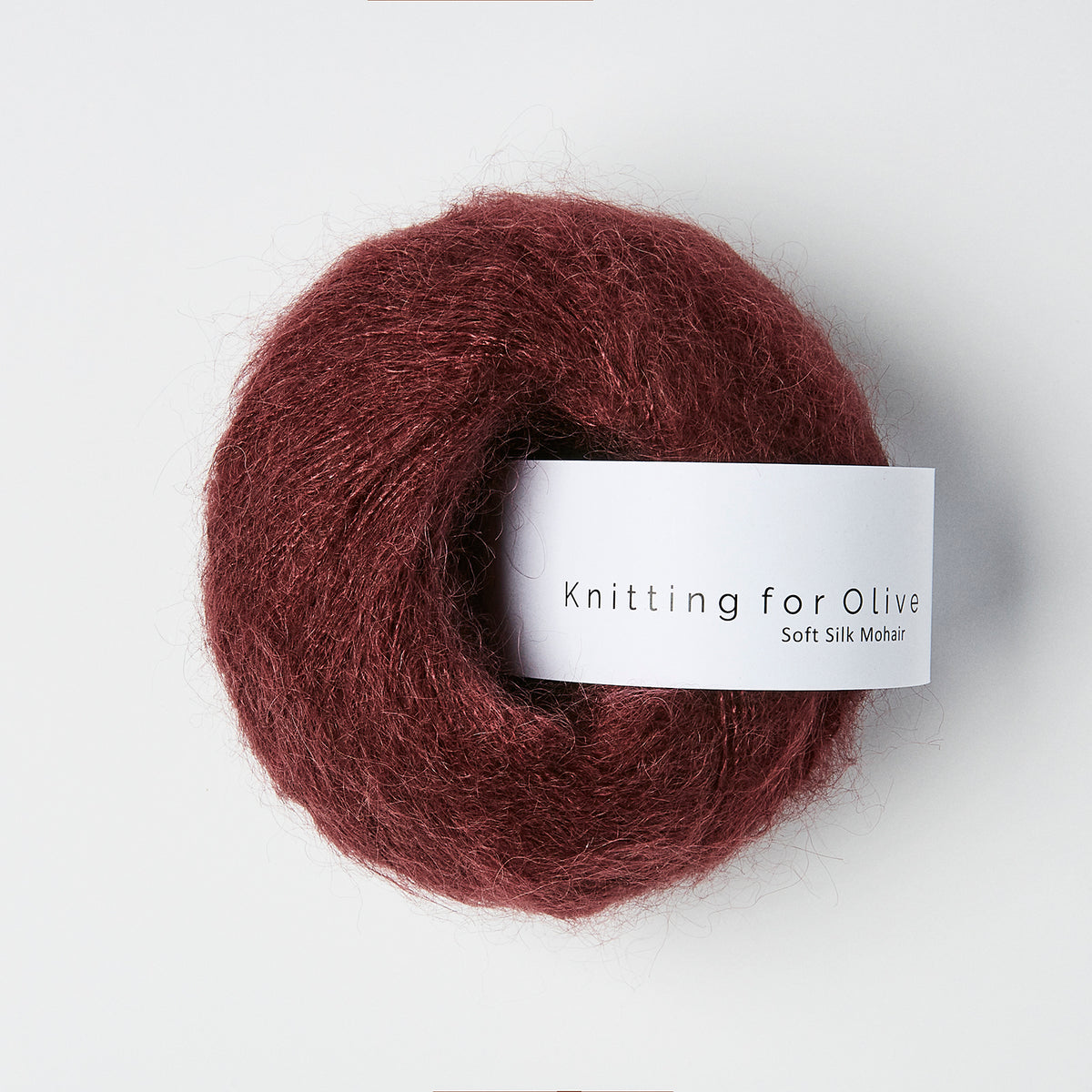 Knitting for Olive - Soft Silk Mohair - Lace Weight, Bordeaux
