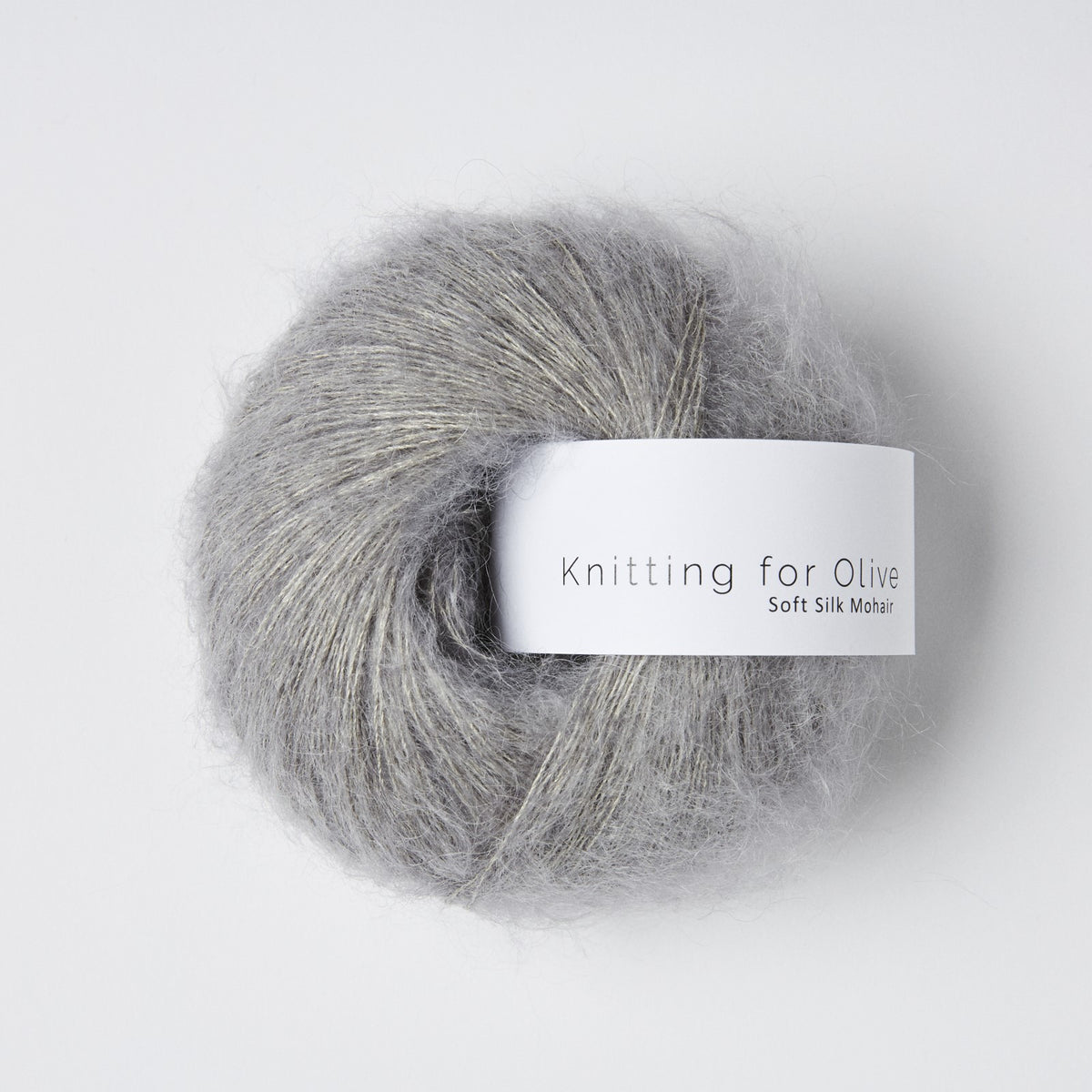Knitting for Olive - Soft Silk Mohair - Lace Weight, Rainy Day