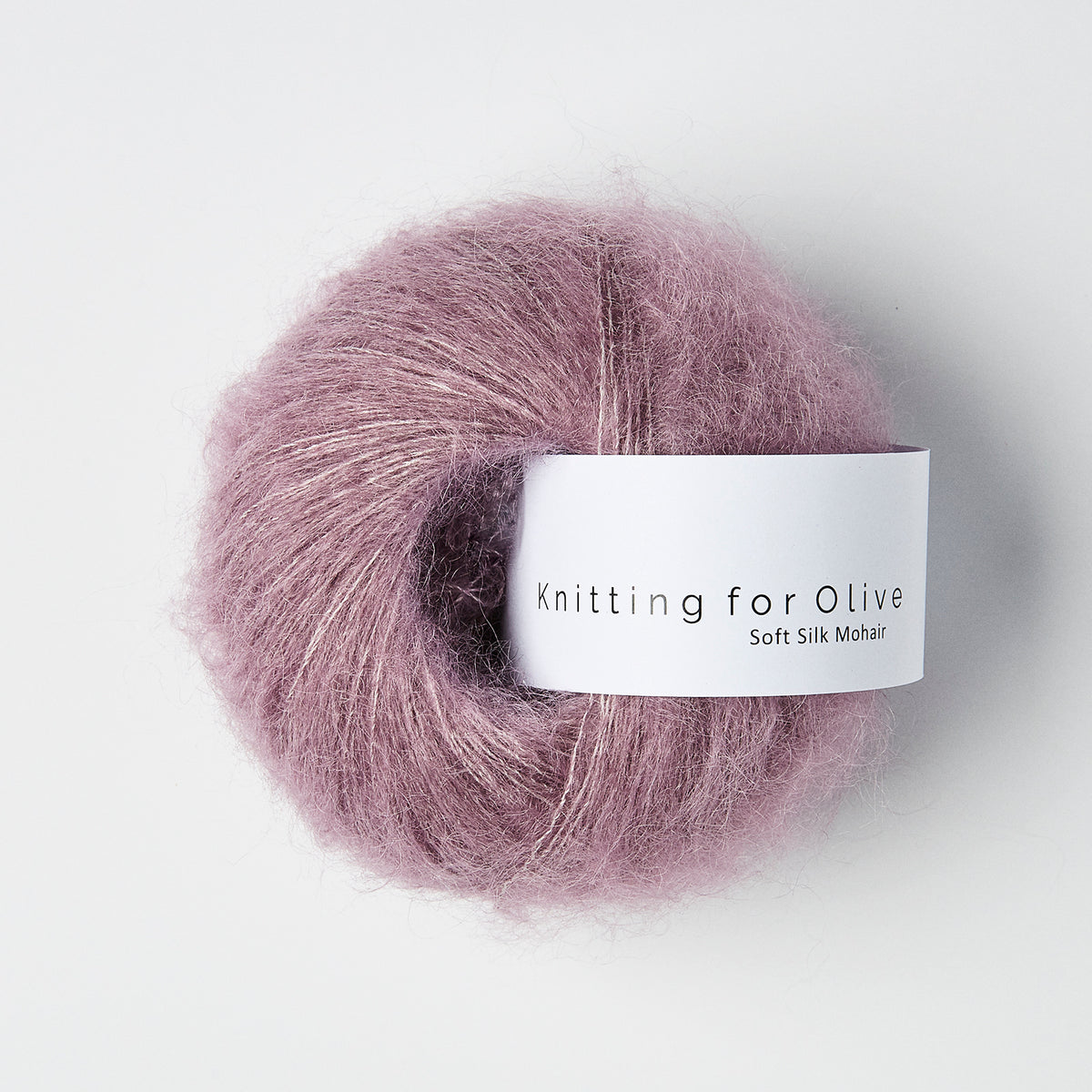 Knitting for Olive - Soft Silk Mohair - Lace Weight, Artichoke Purple