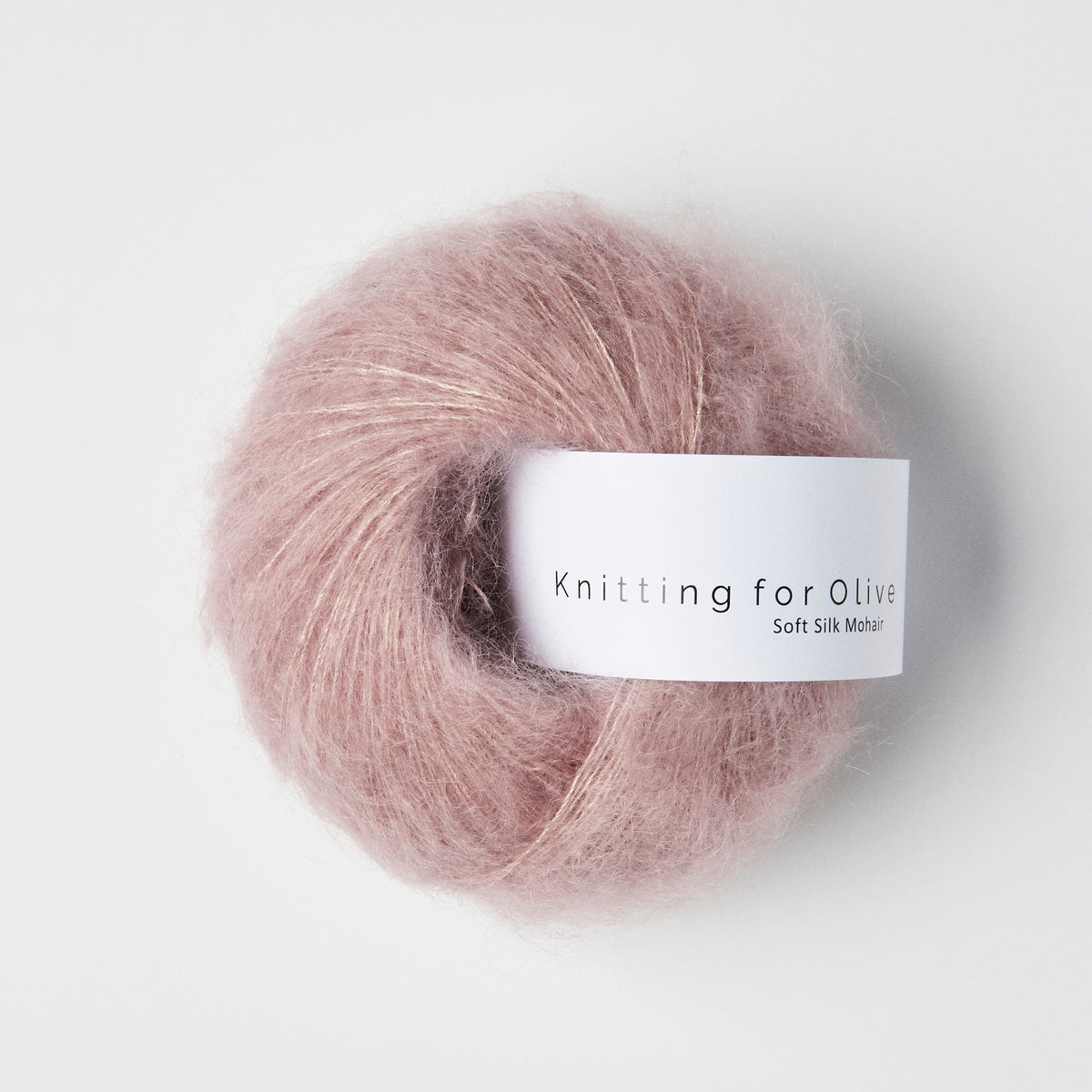 Knitting for Olive - Soft Silk Mohair - Lace Weight, Dusty Rose