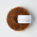 Knitting for Olive - Soft Silk Mohair - Lace (encaje), Dark Cognac