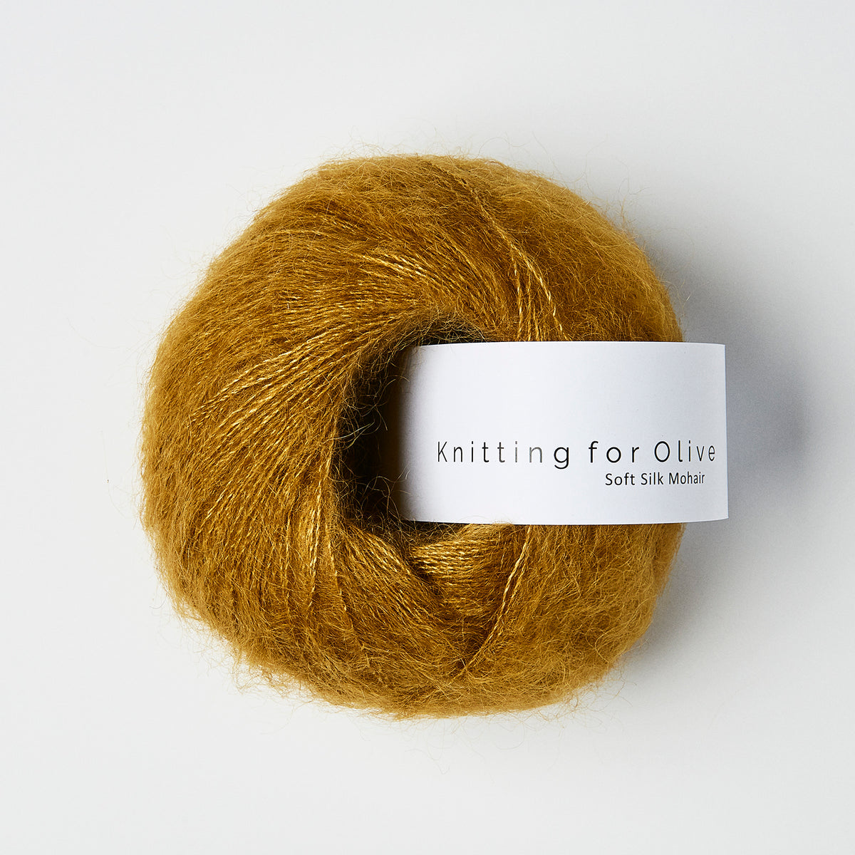 Knitting for Olive - Soft Silk Mohair - Lace Weight, Dark Mustard