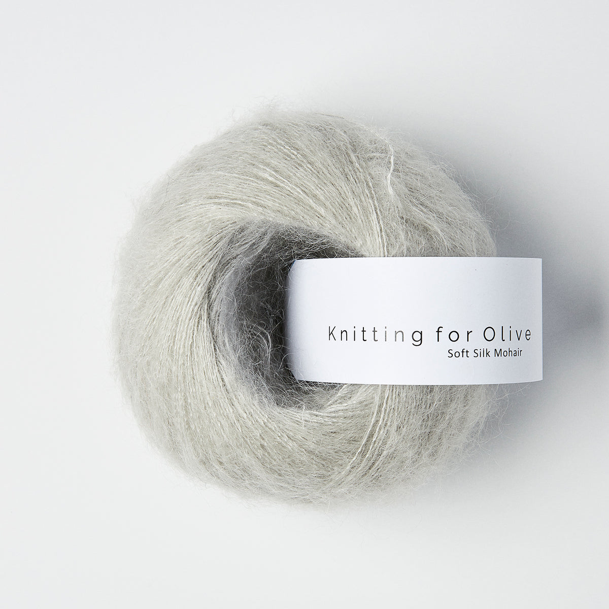 Knitting for Olive - Soft Silk Mohair - Lace Weight, Pearl Gray