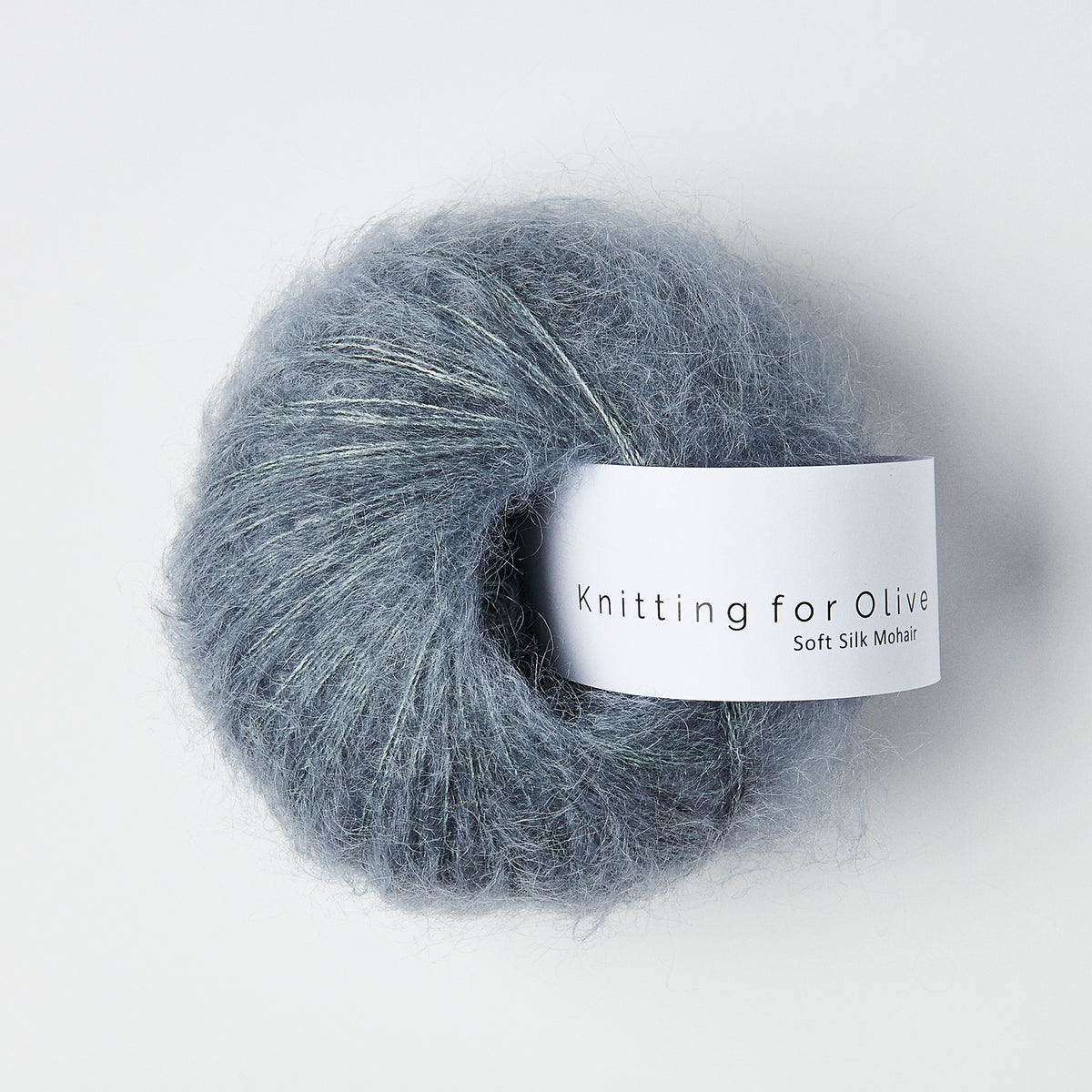 Knitting for Olive - Soft Silk Mohair - Lace Weight, Dusty Petrolium Blue