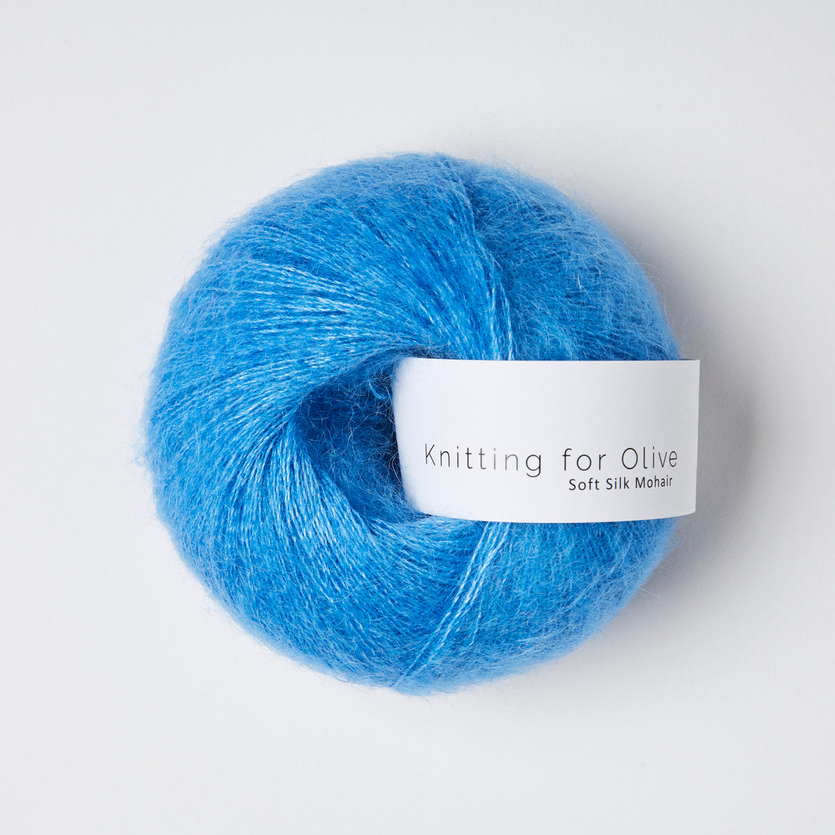 Knitting for Olive - Soft Silk Mohair - Lace Weight, Poppy Blue
