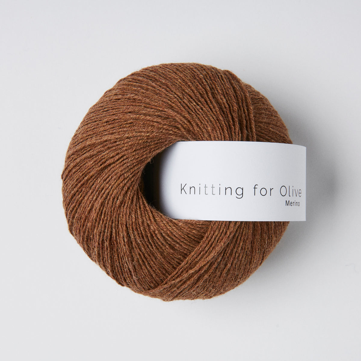 Knitting for Olive - Merino - Fingering Weight, Dark Cognac