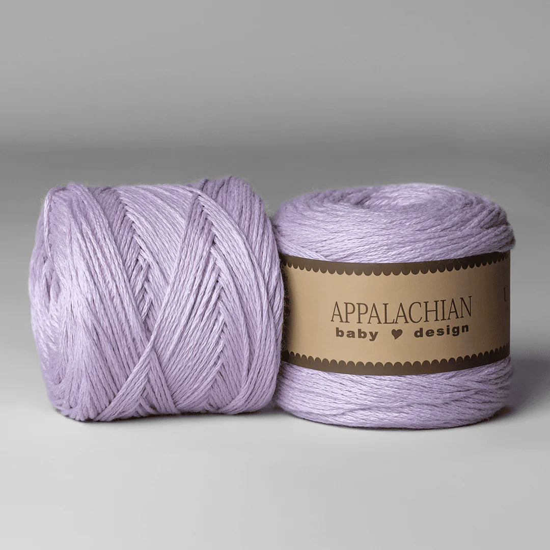 U.S. Organic Cotton Sport Weight Yarn Ball, Lilac