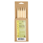 Brittany 7 1/2" Wooden Double Point, US 15 (10mm)