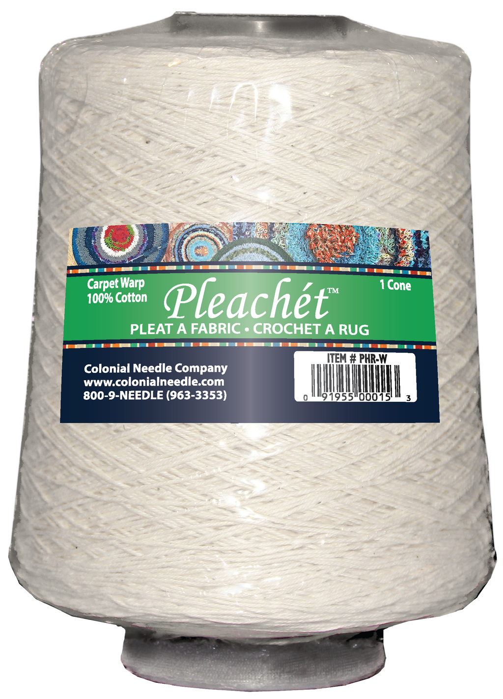 Pleachét Carpet Warp by Colonial Needle Company