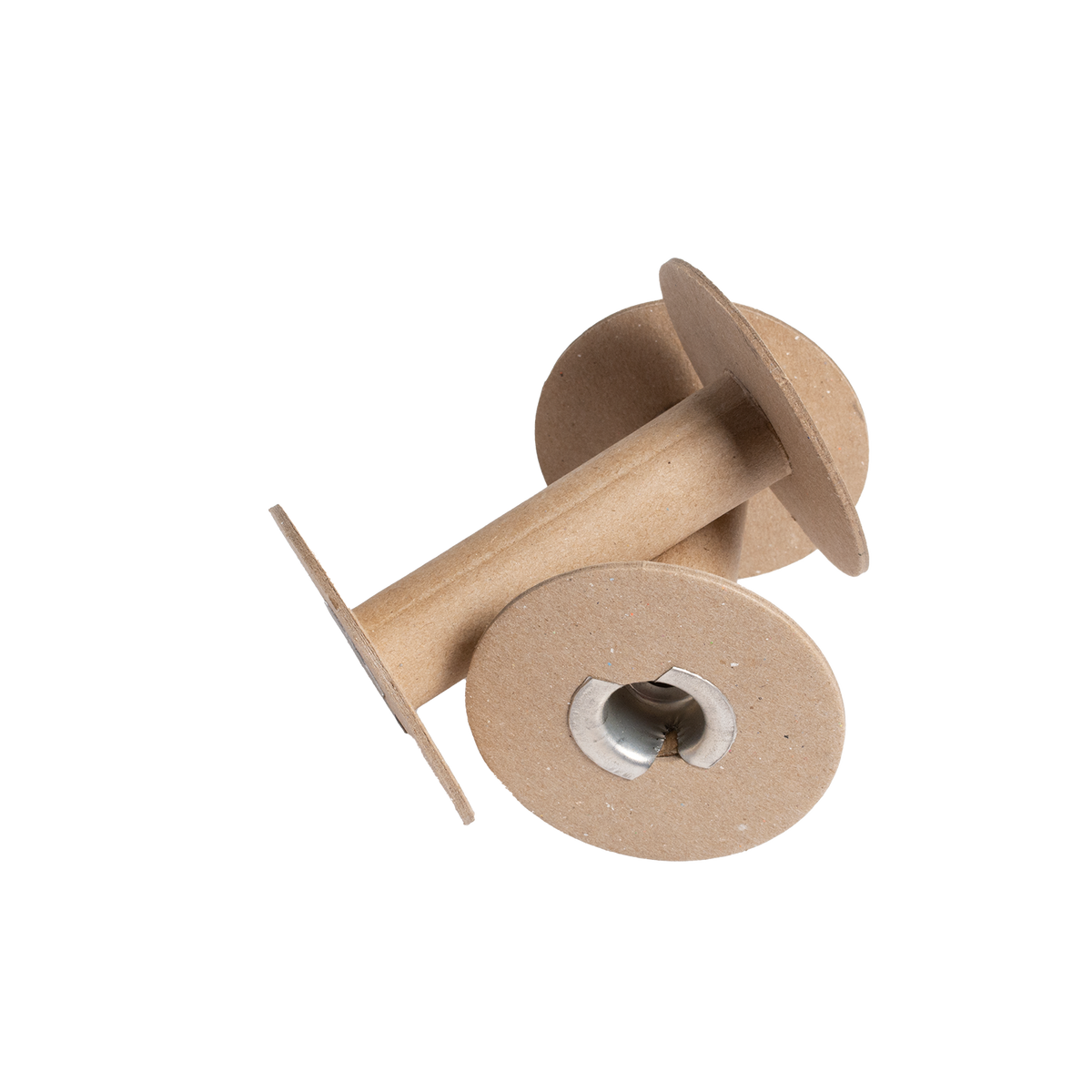 Cardboard Spools with Metal Ends by Schacht