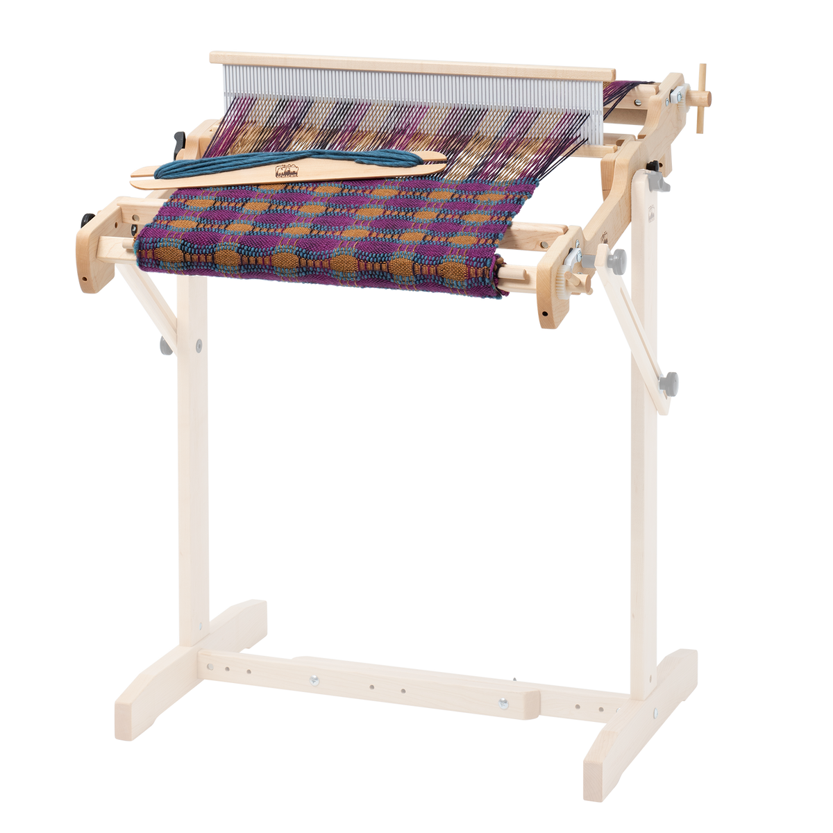 Telar plegable Flip de Schacht, sobre el soporte de piso Trestle (se vende por separado)