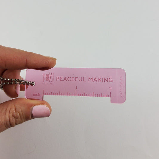 Peaceful Making Katrinkles 2" Ruler