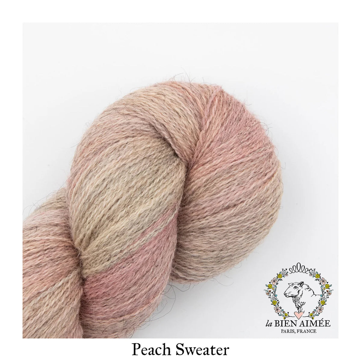La Bien Aimee - Helix, Peach Sweater