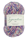 Estambre para calcetines Signature 4ply de West Yorkshire Spinners, Purple Emperor