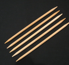 Agujas de doble punta de madera de Brittany, 7 1/2 in (19 cm)
