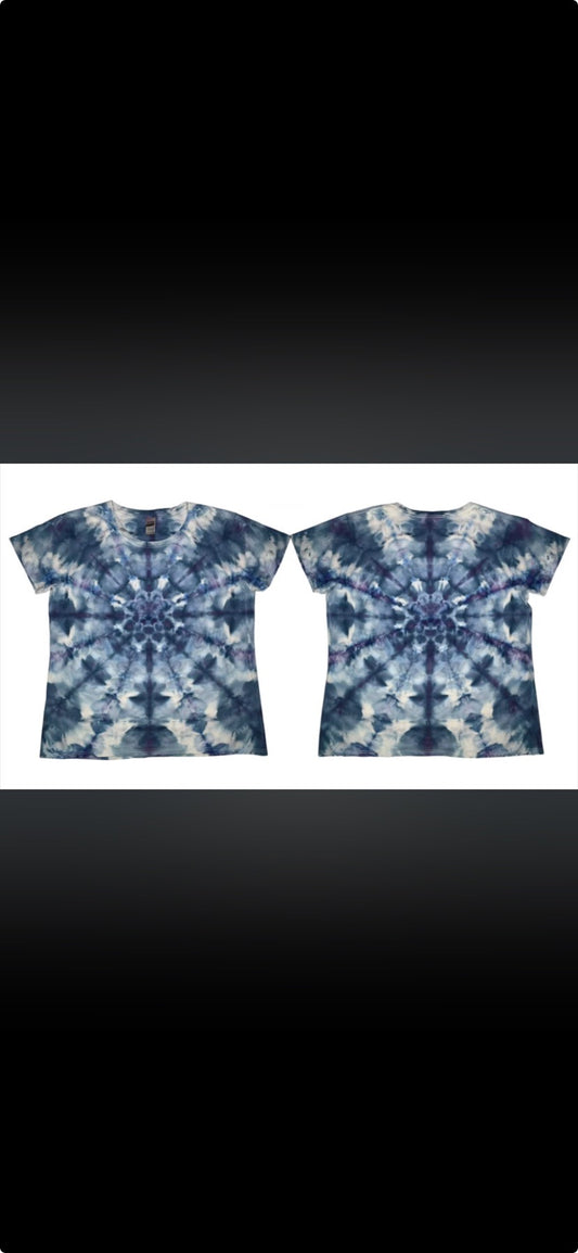 Winter Snowflake Ice Dye