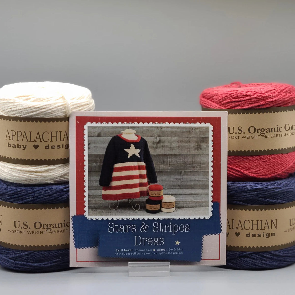Kit de vestido Stars & Stripes de Appalachian Baby Design