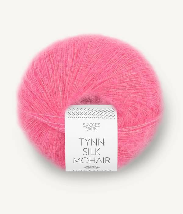 Tynn Silk Mohair, Pink