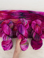 Ruby and Roses - Soft Rose Superwash Fingering, Thorned Beauty