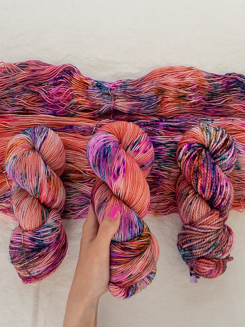 Ruby and Roses - Soft Rose Superwash Fingering
