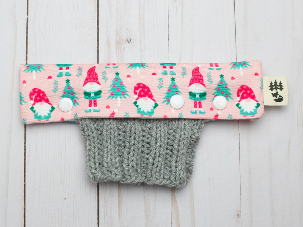 Festive Gnome | Portaagujas de doble punta de Fox & Pine Stitches
