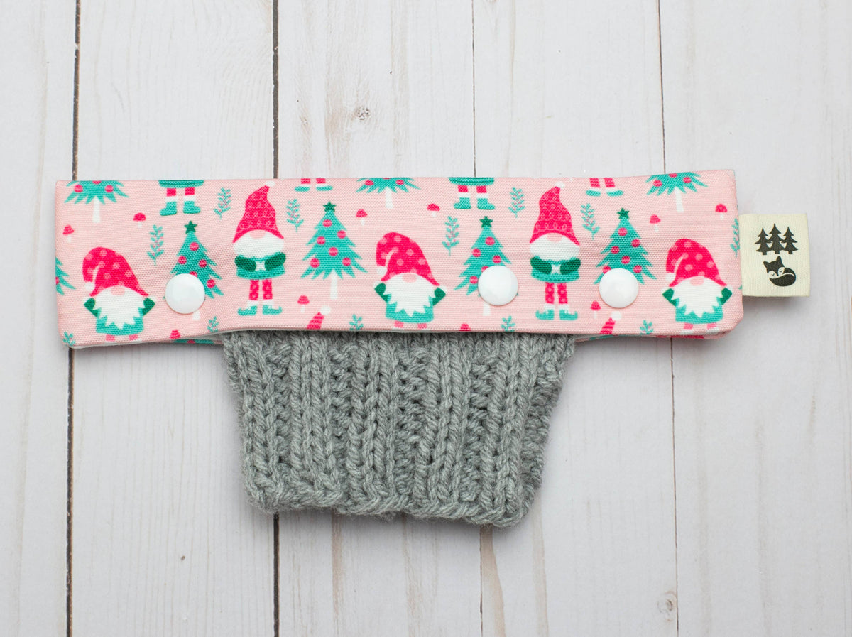 Festive Gnome | Portaagujas de doble punta de Fox & Pine Stitches