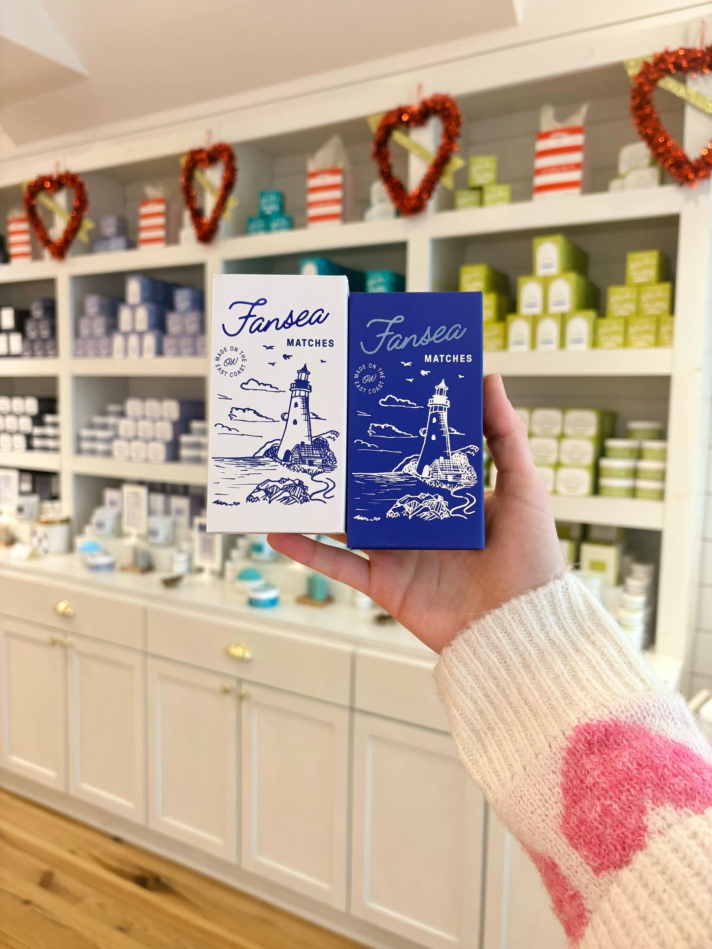 Fansea Matches | Blue Keepsake Matchbox