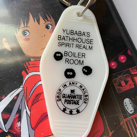 Motel Key Fob - Yubaba's Bathhouse (Spirited Away)