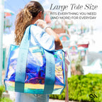 Bolsa tote Jelly Emerald Blue Soap Bubble de Case-Mate