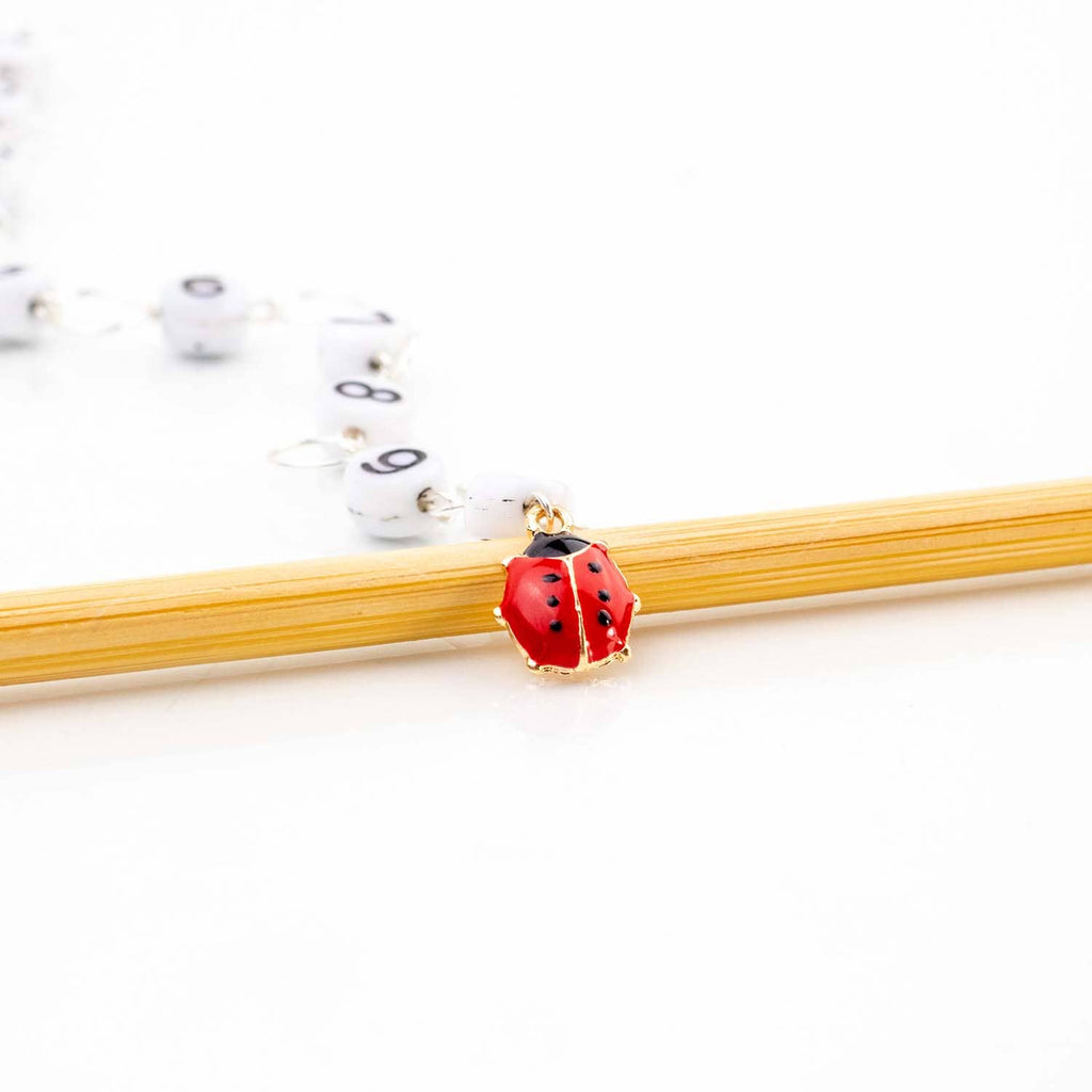 Ladybug Chain Row Chain Counter: Medium (up to US 8 needle / H hook)