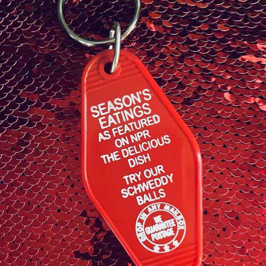Motel Key Fob - Season's Eatings (SNL, Schweddy Balls)