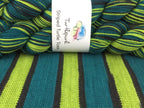 Turtlepurl Striped Turtle Toes, Absinthe