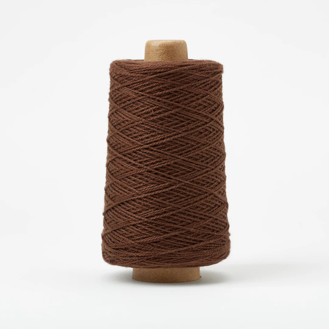 3/2 Beam de algodón orgánico - Estambre para telar, Acorn